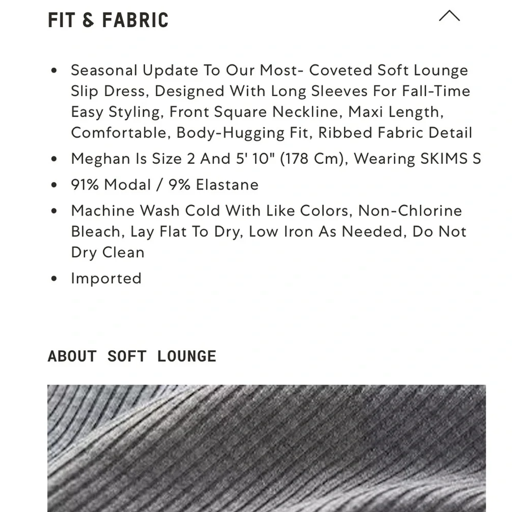 SKIMS SOFT LOUNGE
LONG SLEEVE DRESS - Picture 4 of 13